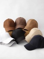 بیسبالی کتان ساده