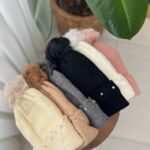 کلاه بافت نگینی