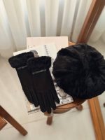 دستکش ساتنی مچ خز - Image 7