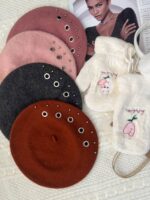 برت پانچ دار مرواریدی