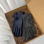 دستکش زنانه رویه چرم