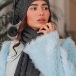 کلاه شالگردن شیطونی پوم دار