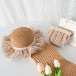 ست کیف و کلاه توری بچگانه