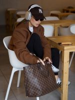 بیسبالی ترندی قهوه ای - Image 7