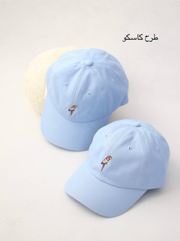 بیسبالی ترندی آبی مه آلود - Image 6