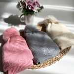 کلاه و شالگردن ساده بچگانه