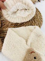 کلاه و شالگردن تدی برجسته بچگانه - Image 4