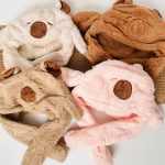 کلاه خرسی پمپی و سوتی بچگانه