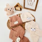 کلاه و شالگردن بوکله خرسی بچگانه