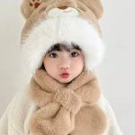 کلاه شال خز سرهمی بچگانه