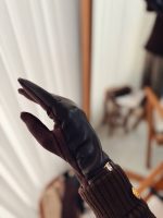 دستکش چرم و جیر سگک دار زنانه - Image 6
