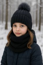 کلاه و شال رینگی ساده تینیجری - Image 7