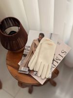 دستکش چرم و جیر زنانه - Image 4