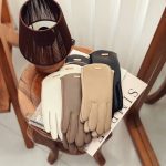 دستکش چرم و جیر زنانه