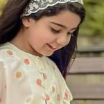 هدبند سفید تور