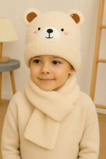 کلاه و شالگردن بلند موهر بچگانه - Image 9