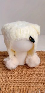 کلاه خز پوم دار بچگانه - Image 2