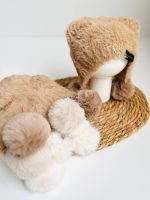 کلاه خز پوم دار بچگانه - Image 3