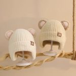 کلاه بافت گوشدار بچگانه - Image 3