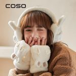 ست گوشبند و دستکش خز تینیجری