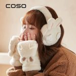 ست گوشبند و دستکش خز تینیجری - Image 2