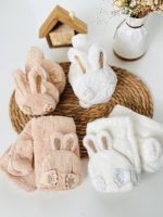 ست گوشبند و دستکش خز تینیجری - Image 3