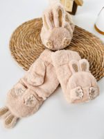 ست گوشبند و دستکش خز تینیجری - Image 5