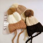 کلاه بافت لبه موهر بچگانه