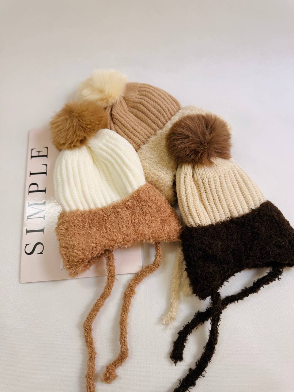 IMG_7497 کلاه بافت لبه موهر بچگانه - Image 1