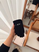 دستکش ساتنی سگک دار - Image 3