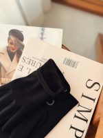 دستکش ساتنی سگک دار - Image 2