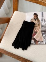 دستکش ساتنی پوم دار - Image 3